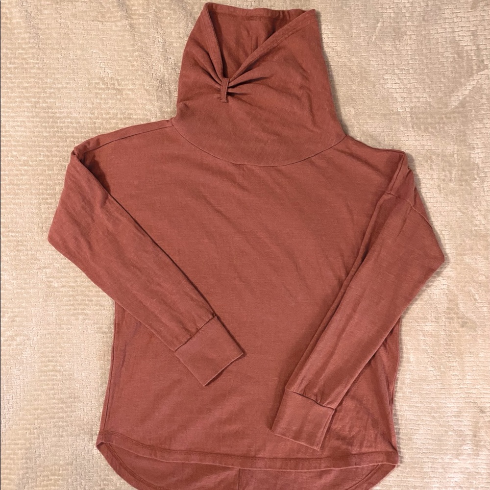 PrAna cowl neck long sleeve